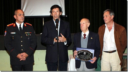 Marchetti, Posse, Laguzzi con su distinción y Forestier Marchetti, Posse, Laguzzi con su distinción y Forestier