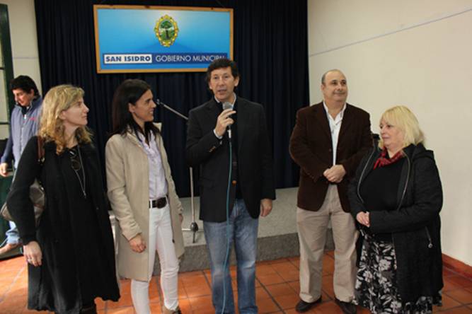 Jaureguiberry, Narbais, Castellano y Kuzis escuchan al intendente Posse Jaureguiberry, Narbais, Castellano y Kuzis escuchan al intendente Posse