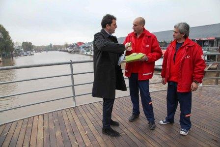Massa presentó el programa Tigre cuida tu corazón Massa presentó el programa Tigre cuida tu corazón