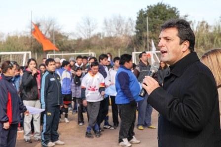 El intendente de Tigre, Sergio Massa El intendente de Tigre, Sergio Massa