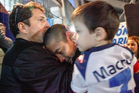 Sergio Massa Saluda al Chino Luna Sergio Massa Saluda al Chino Luna