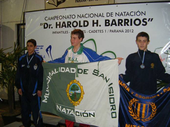 Nicolás Deferrari, al término de la competencia.
Nicolás Deferrari, al término de la competencia.