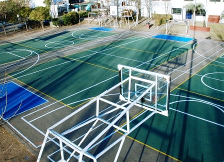 Ya luce renovado el polideportivo Mariano Moreno Ya luce renovado el polideportivo Mariano Moreno