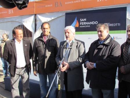 Scioli y Andreotti encabezaron el acto de cierre de la exitosa Carpa Sanitaria de San Fernando