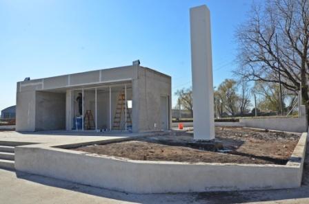 Avanzan las obras del Nuevo Destacamento de Seguridad en el barrio Crisol Avanzan las obras del Nuevo Destacamento de Seguridad en el barrio Crisol