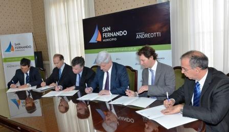 San Fernando firmó un convenio con la Comunidad San Andrés San Fernando firmó un convenio con la Comunidad San Andrés