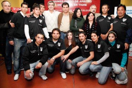 Elizondo brindó una clínica a los alumnos del curso de árbitro de Tigre Elizondo brindó una clínica a los alumnos del curso de árbitro de Tigre