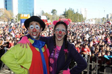 Multitudinario festejo del día del niño en Tigre