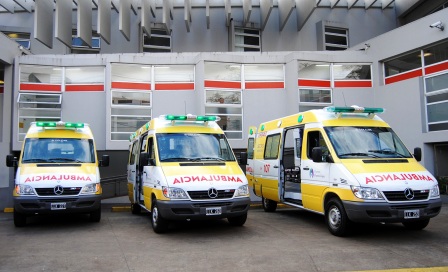 Vicente López incorporó tres nuevas ambulancias Vicente López incorporó tres nuevas ambulancias