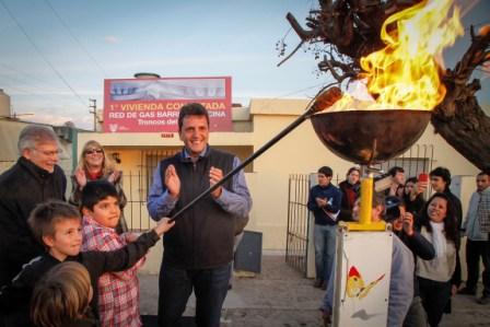 Se inauguró una nueva red de gas en Troncos del Talar Se inauguró una nueva red de gas en Troncos del Talar
