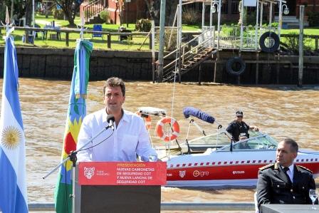 Tigre presentó nuevas camionetas y lancha para su sistema de seguridad Tigre presentó nuevas camionetas y lancha para su sistema de seguridad