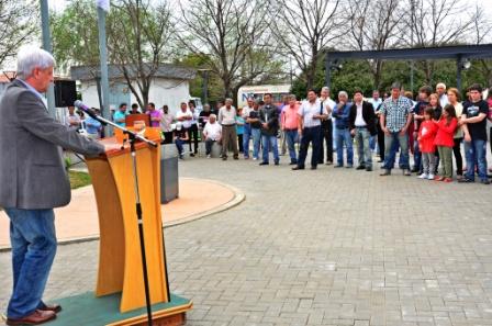 Se nombró la plaza Concejal Antonio Rogelio Martínez en el barrio Infico 