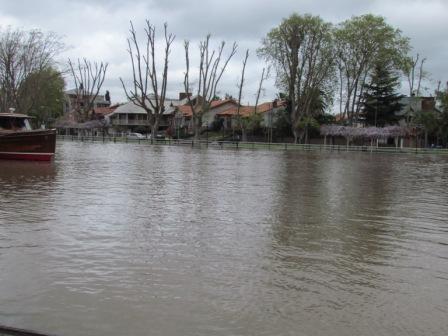 Crecida del río en Tigre Crecida del río en Tigre