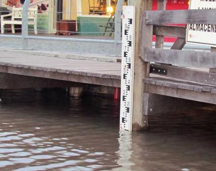 Aviso por crecida del Río de la Plata Aviso por crecida del Río de la Plata