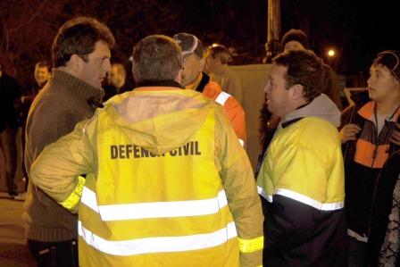 El intendente de Tigre, Sergio Massa, participó de las tareas realizadas por el equipo de emergencia del Municipio El intendente de Tigre, Sergio Massa, participó de las tareas realizadas por el equipo de emergencia del Municipio