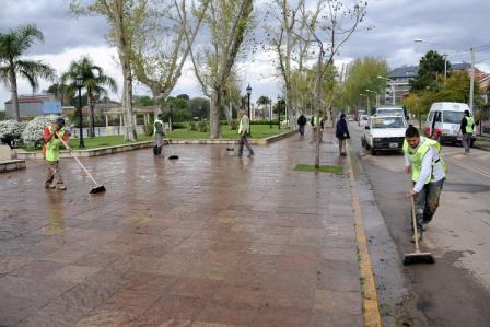 Reacondicionan las zonas de Tigre afectadas por la sudestada Reacondicionan las zonas de Tigre afectadas por la sudestada