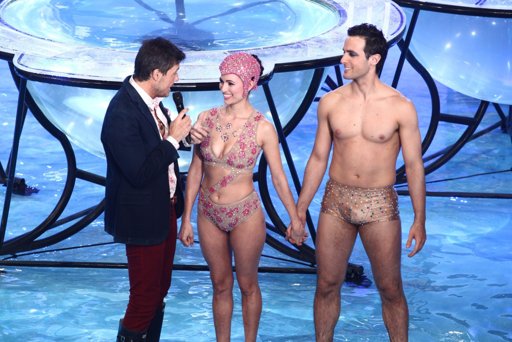 Con jurado collage, el aquadance tuvo una noche con puntajes más bajos Con jurado collage, el aquadance tuvo una noche con puntajes más bajos