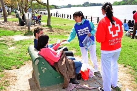 San Fernando recibió la primavera con medidas de prevención y promoción de la salud San Fernando recibió la primavera con medidas de prevención y promoción de la salud