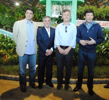 Mauricio Macri, visitó la Fiesta de la Flor junto a Jorge Macri, Jesús Cariglino y Gustavo Posse Mauricio Macri, visitó la Fiesta de la Flor junto a Jorge Macri, Jesús Cariglino y Gustavo Posse