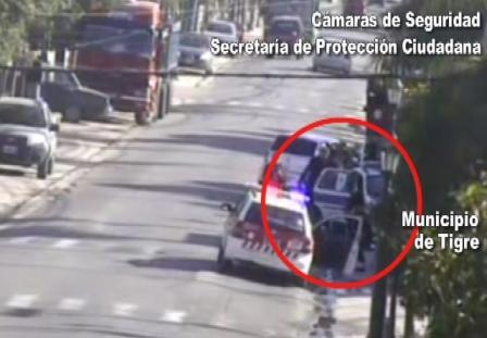 En Tigre, las cámaras detectan a dos ladrones intentando robar un supermercado