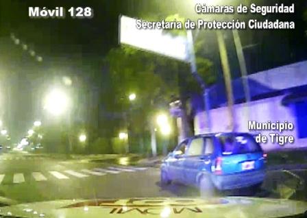 Tigre: secuestró, huyó y cayó filmado por las cámaras