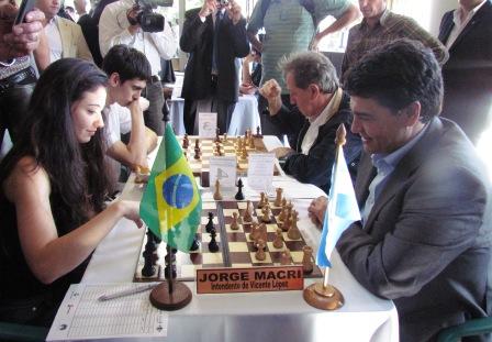 Mauricio Macri, Gustavo Posse y Jorge Macri participaron de la final de la copa Mercosur de Ajedrez
