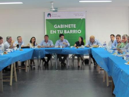 Vicente López comenzó con las reuniones del Gabinete en los barrios Vicente López comenzó con las reuniones del Gabinete en los barrios