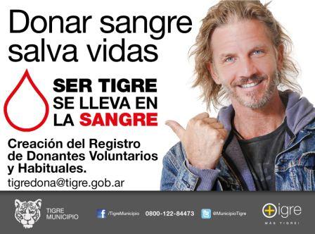 Tigre lanzó junto a Facundo Arana el Registro de Donantes de Sangre Tigre lanzó junto a Facundo Arana el Registro de Donantes de Sangre