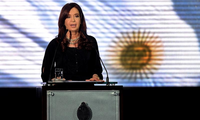 La presidenta Cristina Fernández de Kirchner 