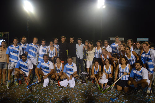 El intendente Posse junto a Los Pumas y Las Leonas El intendente Posse junto a Los Pumas y Las Leonas