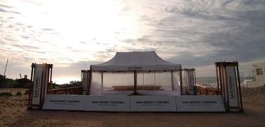 Imagen del stand que se podrá visitar en Pinamar Imagen del stand que se podrá visitar en Pinamar