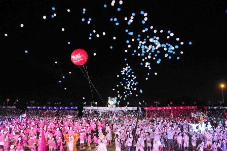 Massa celebró el cierre de Colonias de Tigre junto a más de 35.000 chicos