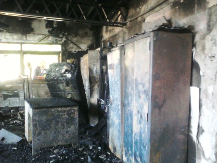 Incendio en la escuela Nro 5 San José de Calasanz de Virreyes