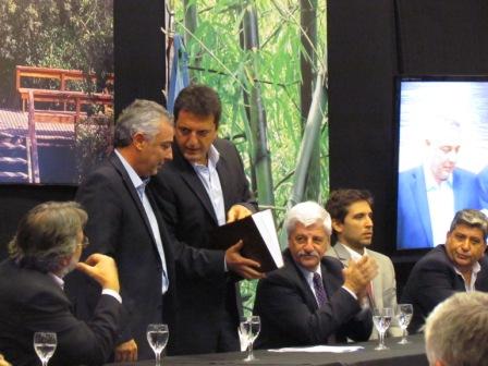 Sergio Massa presentó el Plan de Manejo del Delta Sergio Massa presentó el Plan de Manejo del Delta