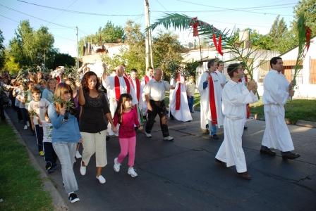 Procesión y misa de ramos en San Fernando Procesión y misa de ramos en San Fernando
