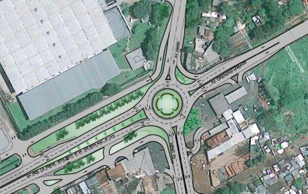 Avanzan los trabajos en la nueva rotonda de 197 y Avenida Liniers Avanzan los trabajos en la nueva rotonda de 197 y Avenida Liniers