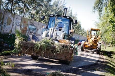 Tras el temporal realizaron un operativo de saneamiento integral en el barrio Las Tunas de Tigre Tras el temporal realizaron un operativo de saneamiento integral en el barrio Las Tunas de Tigre