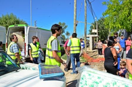 Los vecinos de San Fernando se solidarizan con las personas afectadas por las inundaciones Los vecinos de San Fernando se solidarizan con las personas afectadas por las inundaciones