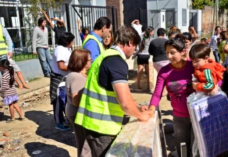 Los vecinos de San Fernando se solidarizan con las personas afectadas por las inundaciones Los vecinos de San Fernando se solidarizan con las personas afectadas por las inundaciones