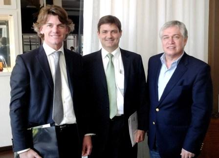 Foto: Nicolás Scioli - Roland Holst - Carlos Biedermann Foto: Nicolás Scioli - Roland Holst - Carlos Biedermann