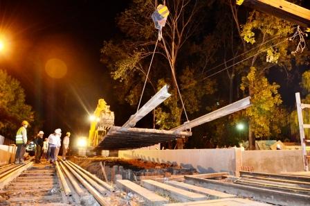 Luego de intensos trabajos sobre las vías, comienza la etapa final del Túnel de Simón de Iriondo Luego de intensos trabajos sobre las vías, comienza la etapa final del Túnel de Simón de Iriondo