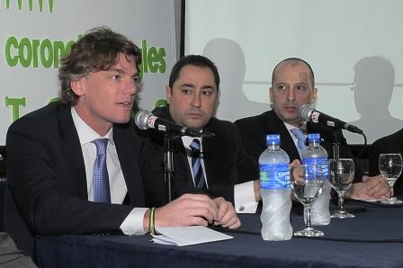 El vicepresidente ejecutivo del Grupo Provincia, Nicolás Scioli, junto al intendente de Coronel Pringles, Carlos Oreste El vicepresidente ejecutivo del Grupo Provincia, Nicolás Scioli, junto al intendente de Coronel Pringles, Carlos Oreste
