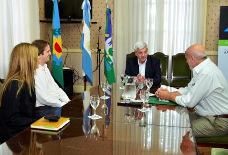 Luis Andreotti recibió a los directivos del colegio BAICA Luis Andreotti recibió a los directivos del colegio BAICA