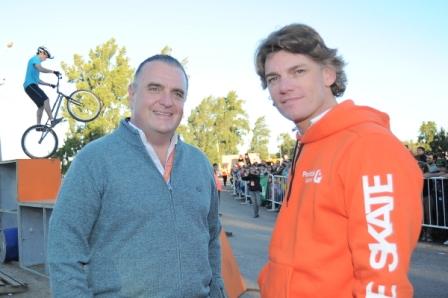 Aldo Carossi y Nicolás Scioli Aldo Carossi y Nicolás Scioli