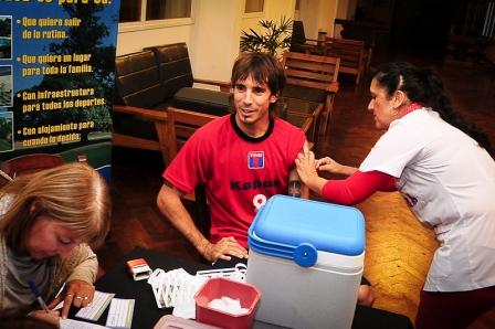 Los jugadores de Tigre se vacunaron contra la Gripe - Galmarini Los jugadores de Tigre se vacunaron contra la Gripe - Galmarini