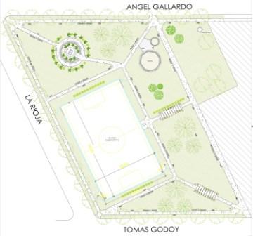 Anuncian la construcción de dos nuevas plazas para el barrio El Claro y La Mascota de Tigre