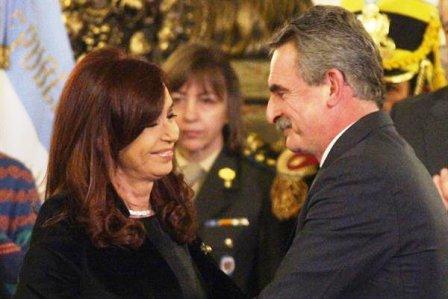 Cristina Kirchner y Agustín Rossi Cristina Kirchner y Agustín Rossi