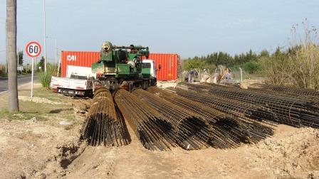 Comenzó la ampliación de un túnel en el camino Bancalari-Benavídez Comenzó la ampliación de un túnel en el camino Bancalari-Benavídez