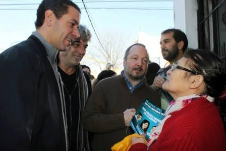 Martín Sabatella recorrió Vicente López Martín Sabatella recorrió Vicente López