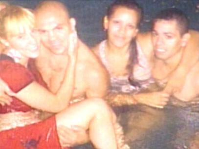 Se mostró una foto de Rocío Oliva junto a la Hiena Barrios Se mostró una foto de Rocío Oliva junto a la Hiena Barrios